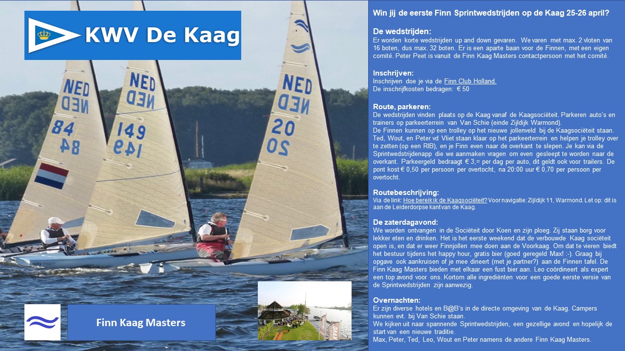 Sprintwedstrijden Kaag 2020